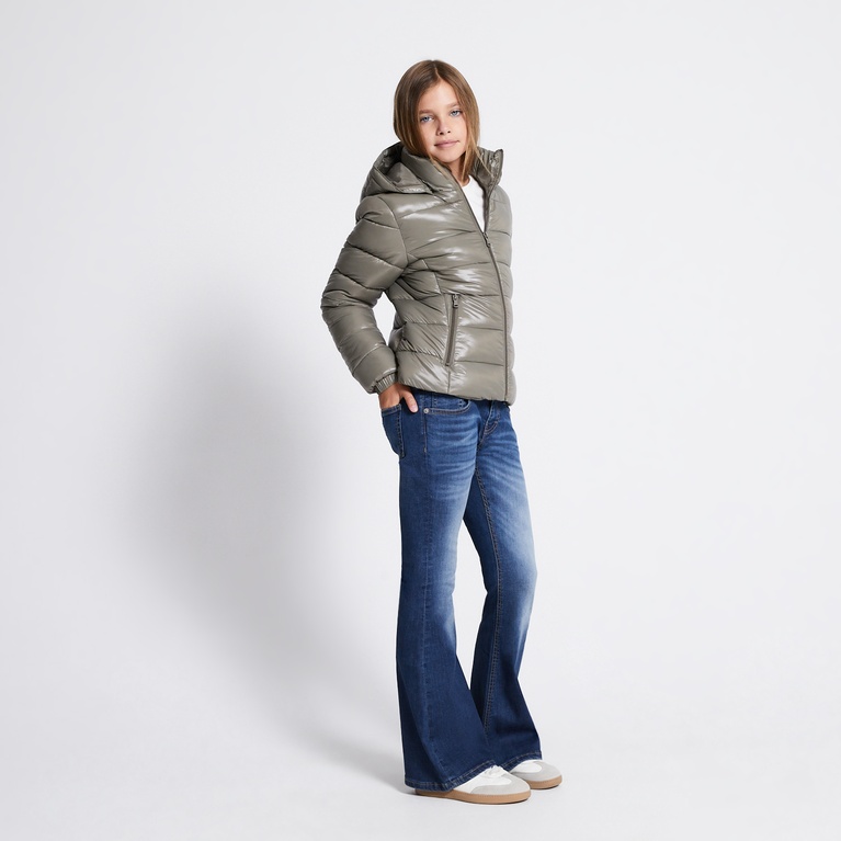 Short puffer jacket "Nikki star" Green